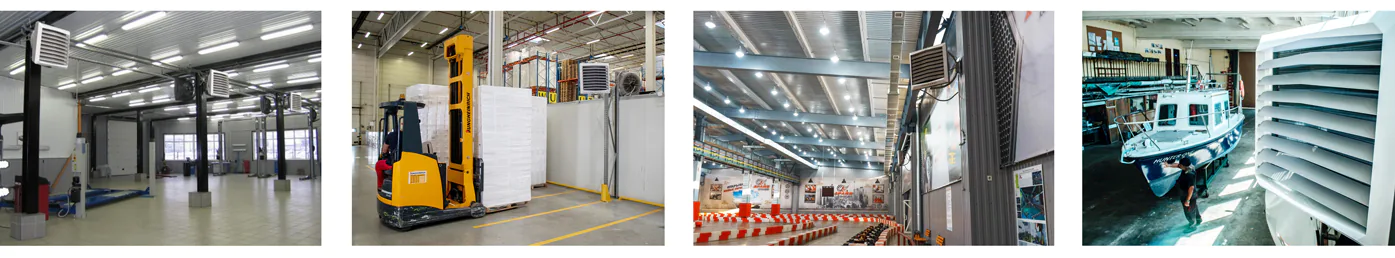 Тепловентилятор Volcano в интерьере