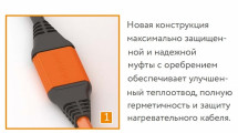 Нагревательный кабель Теплолюкс ProfiRoll 71,5 м/1260 Вт