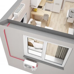 Установка кондиционера под окном