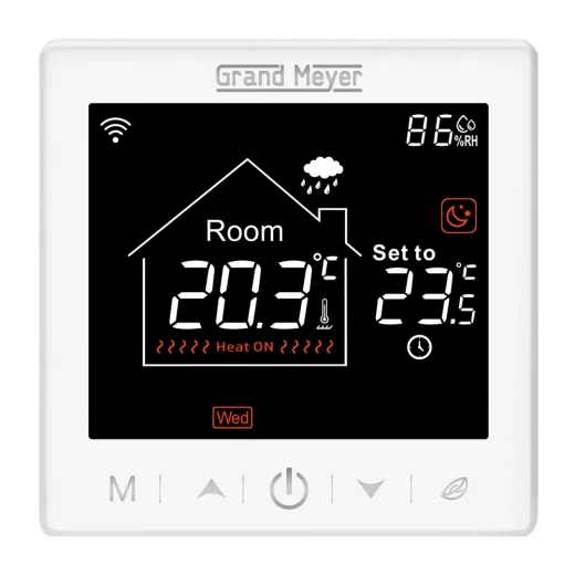 Терморегулятор программируемый сенсорный Grand Meyer SN-10 Wi-Fi &mdash; 